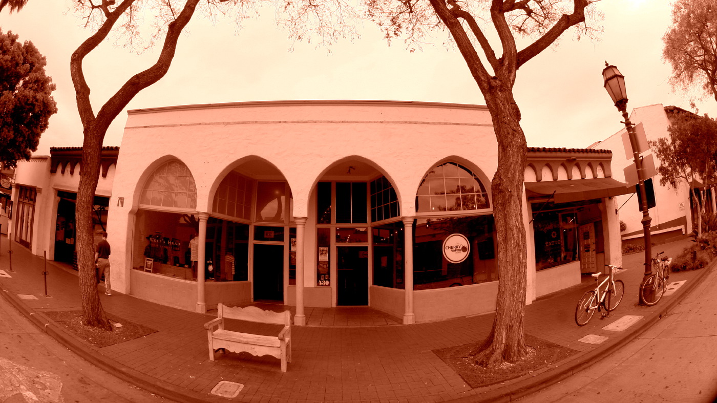 Cherry Vapor Lounge Santa Barbara Google virtual tour created by 805 Productions