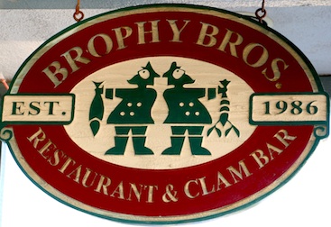 Brophy Bros. sign. Google virtual tour photographed by JP Jammet 805 Productions Santa Barbara.