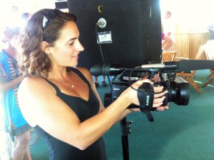 Joy camera operator on 805 Productions shoot.