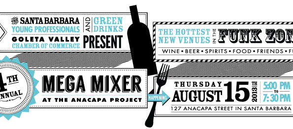 Santa Barbara Young Professionals 4th annual Mega Mixer at the Anacapa Project